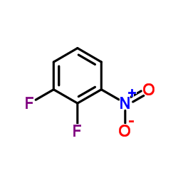 1,2-Difluoro-3-nitrobenzene Structure