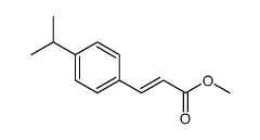 methyl 3-(4-propan-2-ylphenyl)prop-2-enoate结构式