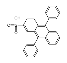 9,10-diphenylanthracene-2-sulfonic acid Structure