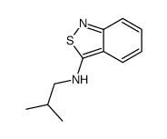 N-Isobutyl-2,1-benzothiazol-3-amine Structure