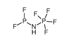 Phosphoramidous difluoride, (tetrafluorophosphoranyl)结构式