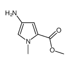 4-氨基-1-甲基-1H-吡咯-2-羧酸甲酯结构式
