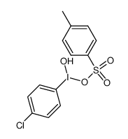 [hydroxy(tosyloxy)iodo]-p-chlorobenzene Structure