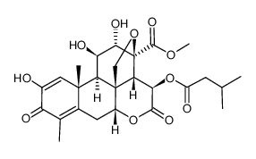 Dehydrobruceine A structure