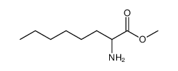 (+/-)-α-aminocaprylic acid methyl ester Structure