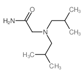 2-(bis(2-methylpropyl)amino)acetamide Structure