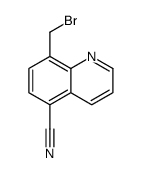 8-(bromomethyl)quinoline-5-carbonitrile结构式
