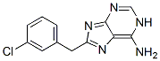 [(3-Chlorophenyl)methyl]-1H-purin-6-amine结构式