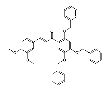2',4',5'-tribenzyloxy-3,4-dimethoxychalkone Structure