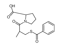 (S)-S-Benzoylcaptopril结构式