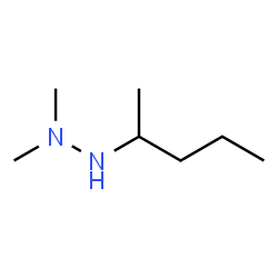 1,1-Dimethyl-2-(1-methylbutyl)hydrazine Structure