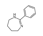 2-phenyl-4,5,6,7-tetrahydro-1H-1,3-diazepine结构式