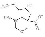 3-methyl-5-nitro-5-pentyl-1,3-oxazinane Structure