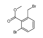 2-溴-6-溴甲基-苯甲酸甲酯结构式