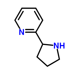 2-(吡啶-2)-吡咯烷结构式