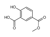 2-羟基-5-(甲氧基羰基)苯甲酸结构式
