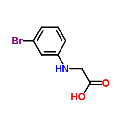 Amino(3-bromophenyl)acetic acid structure