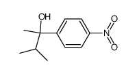 3-methyl-2-(4-nitrophenyl)butan-2-ol结构式