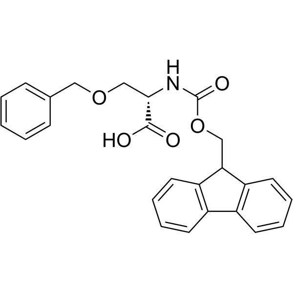 Fmoc-O-苄基-L-丝氨酸结构式