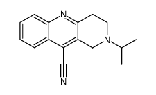 Benzo[b][1,6]naphthyridine-10-carbonitrile,1,2,3,4-tetrahydro-2-(1-methylethyl)-结构式
