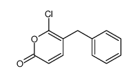 5-benzyl-6-chloropyran-2-one Structure