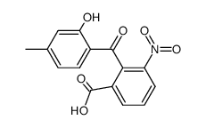 2-(2-hydroxy-4-methyl-benzoyl)-3-nitro-benzoic acid Structure