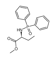 methyl 2-[(diphenylphosphoryl)amino]butanoate Structure