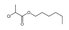 hexyl 2-chloropropanoate Structure