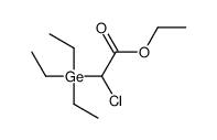 ethyl 2-chloro-2-triethylgermylacetate Structure