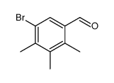 5-bromo-2,3,4-trimethylbenzaldehyde Structure