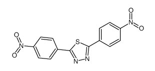 2,5-bis(4-nitrophenyl)-1,3,4-thiadiazole结构式