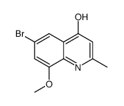 6-bromo-8-methoxy-2-methyl-1H-quinolin-4-one Structure