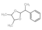 4,5-dimethyl-2-(1-phenylethyl)-1,3-dioxolane结构式