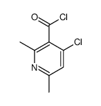 3-Pyridinecarbonyl chloride, 4-chloro-2,6-dimethyl- (9CI)结构式