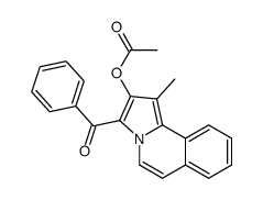 (3-benzoyl-1-methylpyrrolo[2,1-a]isoquinolin-2-yl) acetate Structure