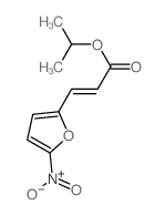 propan-2-yl (E)-3-(5-nitro-2-furyl)prop-2-enoate结构式