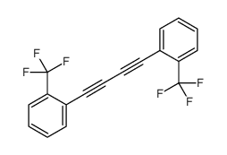 1-(trifluoromethyl)-2-[4-[2-(trifluoromethyl)phenyl]buta-1,3-diynyl]benzene结构式