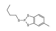 2-butylsulfanyl-5-methyl-1,3,2-benzodithiaphosphole结构式