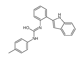 1-[2-(1H-indol-2-yl)phenyl]-3-(4-methylphenyl)urea结构式