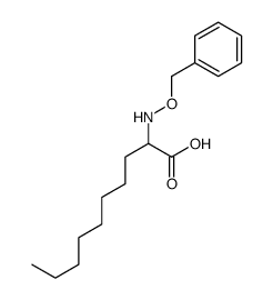 2-(phenylmethoxyamino)decanoic acid结构式