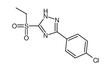 3-(4-chlorophenyl)-5-ethylsulfonyl-1H-1,2,4-triazole Structure