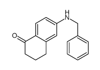 6-(benzylamino)-3,4-dihydro-2H-naphthalen-1-one结构式