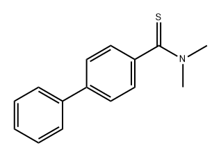 [1,1'-联苯]-4-碳硫酰胺,N,N-二甲基结构式