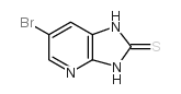 6-溴-1,3-二氢-2H-咪唑并[4,5-b]吡啶-2-硫酮结构式