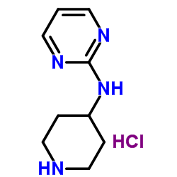 N-(Piperidin-4-yl)pyrimidin-2-amine hydrochloride Structure