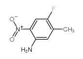 4-氟-5-甲基-2-硝基苯胺结构式