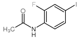 N-(2-氟-4-碘苯基)乙酰氨结构式