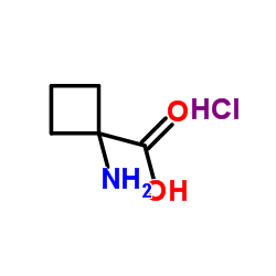 1-aminocyclobutane-1-carboxylic acid hydrochloride Structure