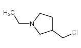 3-(氯甲基)-1-乙基吡咯烷结构式