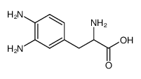 β-(3,4-Diaminophenyl)-α-aminopropionic acid Structure